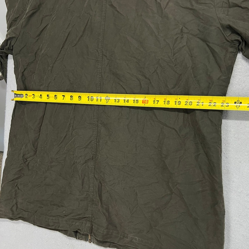 Rodd & Gunn Harper Waxed Field Jacket Men 2XL Forest Green Coat Military Utility - Picture 15 of 15